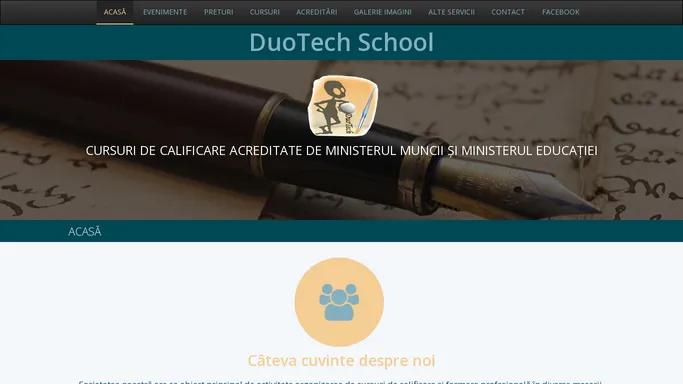 Cursuri de calificare acreditate Brasov | DuoTech School