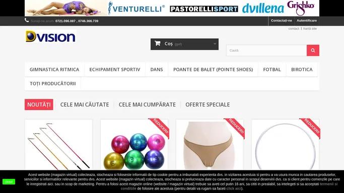 Dvision - magazin de accesorii si echipament sportiv - Dvision - articole sportive si accesorii pentru dans