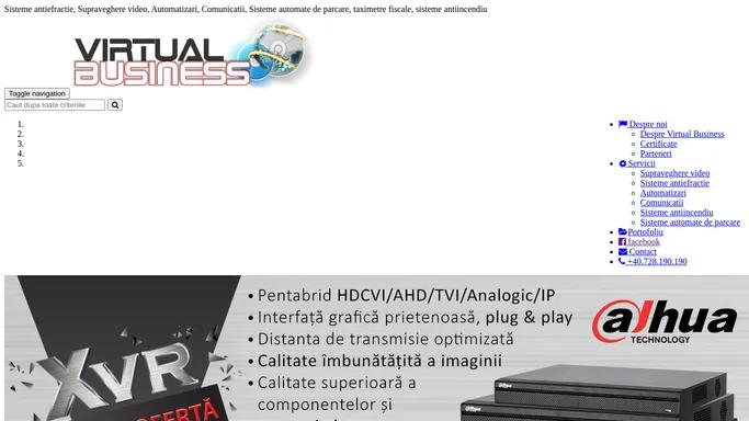 SISTEME ANTIEFRACTIE SUPRAVEGHERE VIDEO