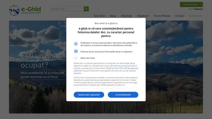 Ghidul de acasa - Ture pe munte cu ghid montan - e-Ghid.ro