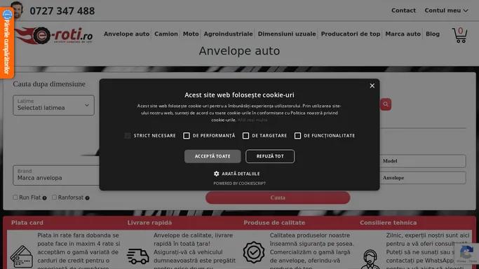 Magazin anvelope (cauciucuri) online - E-roti.ro