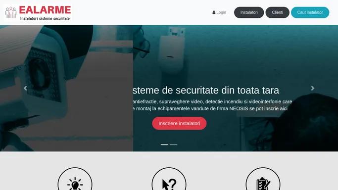 ealarme.ro: Instalatori sisteme securitate din toata tara