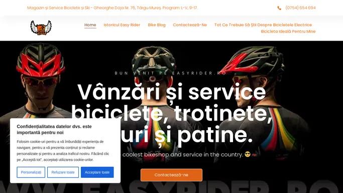 EasyRider Targu Mures - Servicii si Vanzari pentru Biciclete si Ski