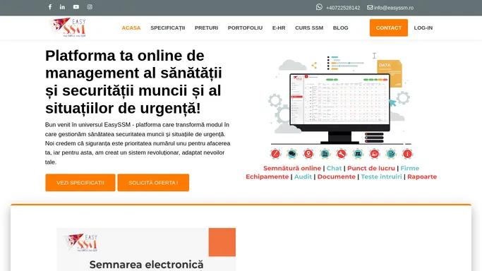 Aplicatie SSM - Protectia Muncii » Platforma Management SSM/SU » Digitalizare