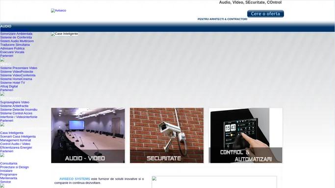 AVISECO - smart systems, better future - Casa Inteligenta, Audio Video, Sisteme Securitate, Control si Automatizari