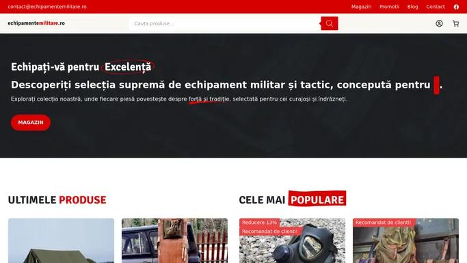 Acasa - echipamente militare