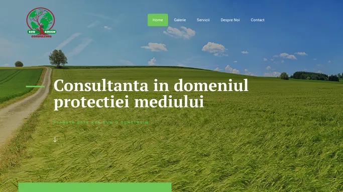 ECO GREEN CONSULTING – Servicii de Consultanta In Domeniul Protectiei Mediului