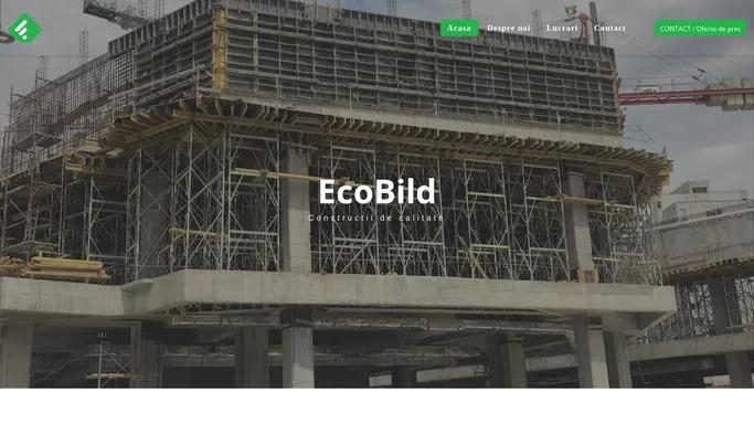 EcoBild.ro – Firma specializata in constructii