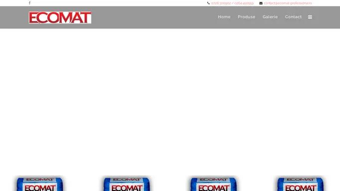 ECO MAT PROFESSIONAL SYSTEMS SRL - Nisipuri Cuartoase - CUART GRANULAT, FAINA DE CUART | Home
