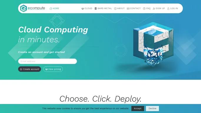 eCompute - Powerful Cloud Computing