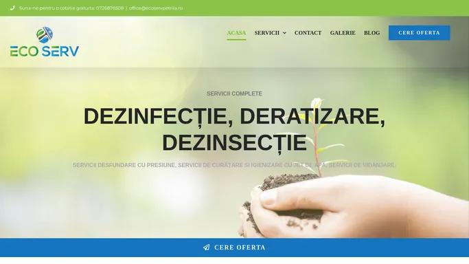 Eco Serv Petrila – Dezinfectie, Deratizare, Dezinsectie