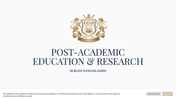 EdAlt Institute – Education for people and organiztions who go further