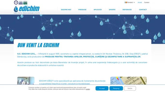 Edichim Gaesti – Producator specializat de produse chimice anticorosive – Doar un alt site web WordPress