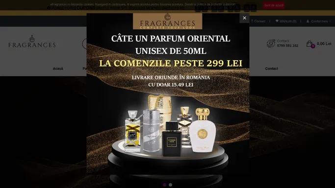 eFragrances.ro - Magazin online cu parfumuri si cosmetice originale