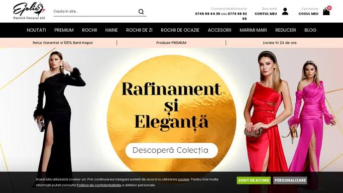 Magazin online de haine dama elegante si sport | Ejolie.ro
