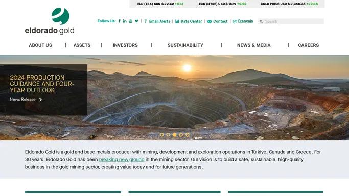 Home | Eldorado Gold Corporation