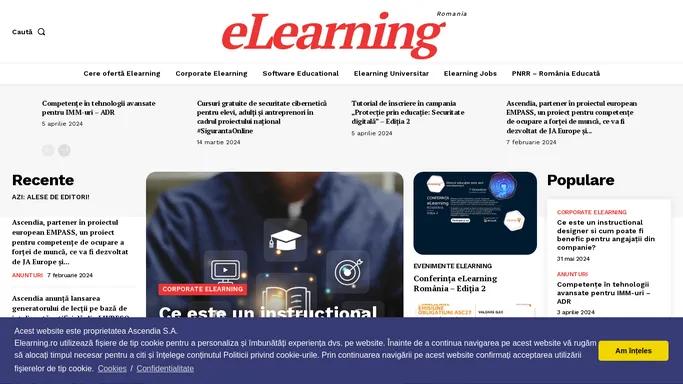 Elearning in Romania | ICT in educatie, elearning si TIC