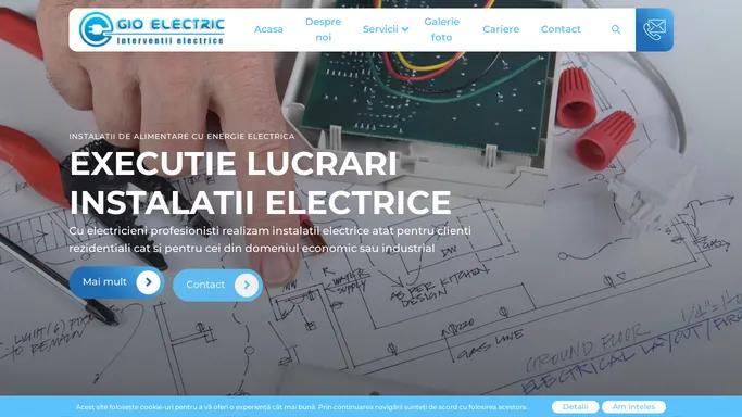 Instalatii electrice Brasov; interventii electrice; electrician Brasov