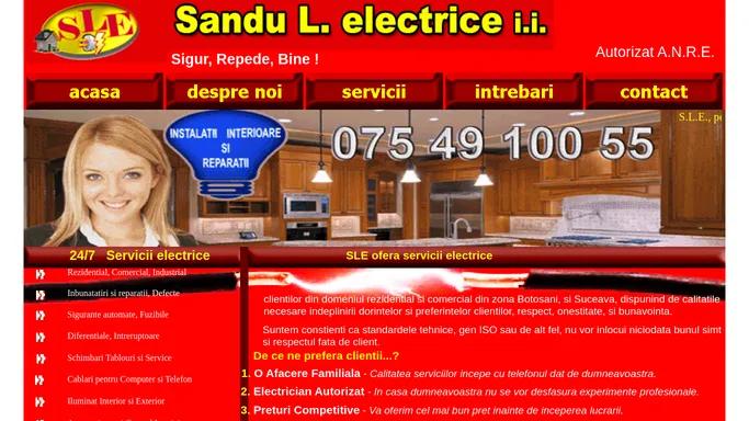 Electrician Botosani-Sandu L electrice-electrician autorizat ANRE