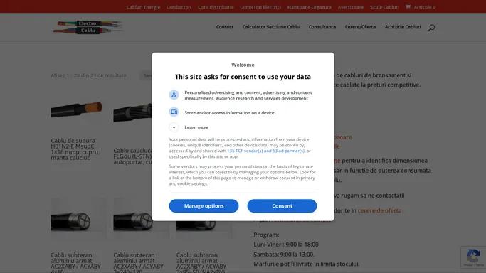 Cabluri si Conductori Electrici | Electro-Cablu