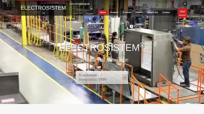 ELECTROSISTEM – Tablouri Electrice