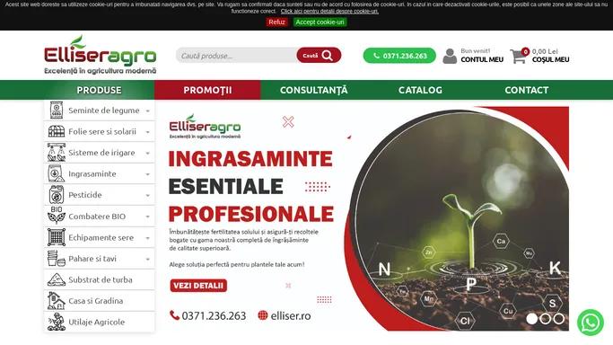 Elliser Agro - Magazin Agricol - Folie sere si solarii