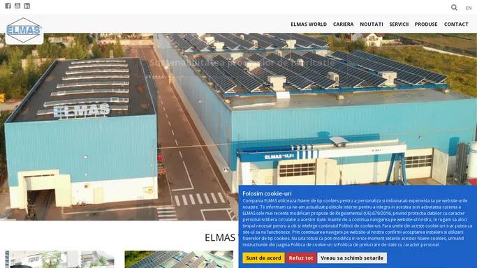 Elmas - Instalatii de ridicat Instalatii de ridicat, structuri metalice, constructii metalice | ELMAS