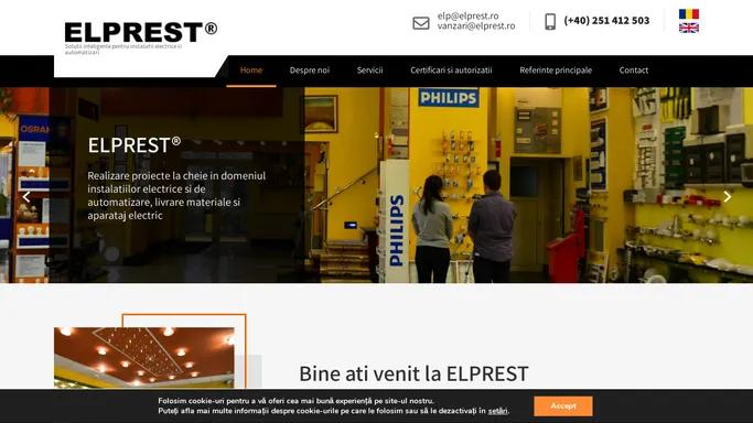 Elprest – Solutii inteligente pentru instalatii electrice si automatizari