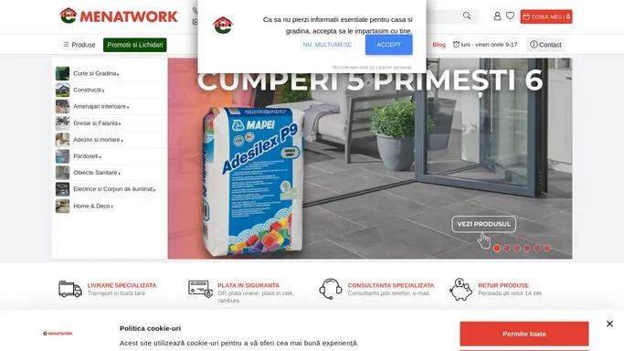 Magazin de constructii si amenajari interioare - Emenatwork.ro