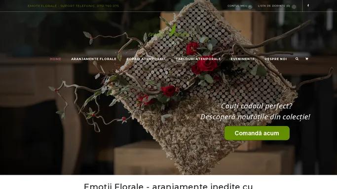 Emotii Florale | Magazin online de aranjamente florale