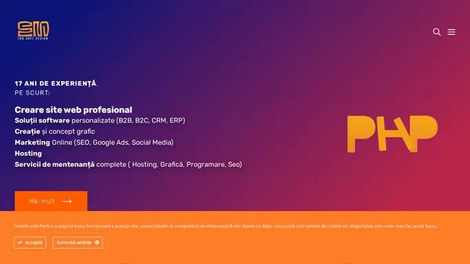 Creare site web profesional + solutii software✔️ End Soft Design