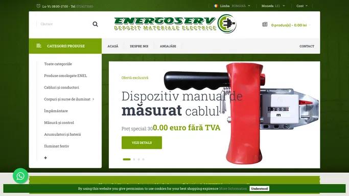 Energoserv SRL Constanta - depozit materiale electrice - Energoserv SRL