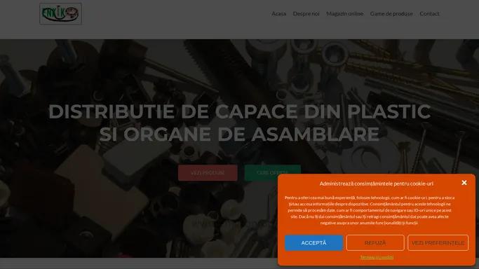 Enkiko Prod - Distributie capace din plastic si organe de asamblare