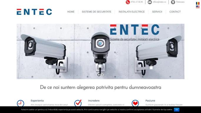 ENTEC – Sisteme de securitate | Instalatii electrice | Evaluare de risc