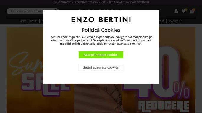 Enzo Bertini - Incaltaminte pentru femei si barbati