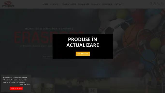 ERASPORT furnizorul tau de materiale si echipamente sportive