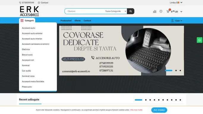 Accesorii Auto, Piese Auto - Erk Accesorii Autoshop