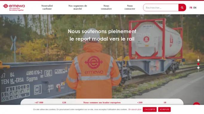 Ermewa : Fret Ferroviaire et Location de Wagons en Europe