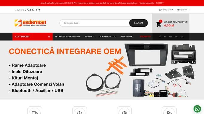 Magazin electronice pentru casa si masina - Esderman - Accesorii Auto