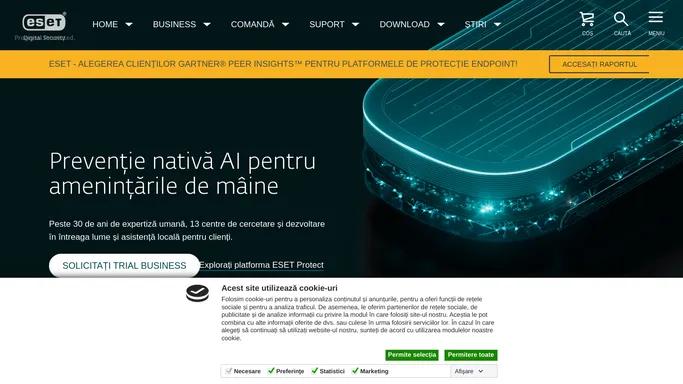 Solutii de securitate antivirus si anti-malware | ESET