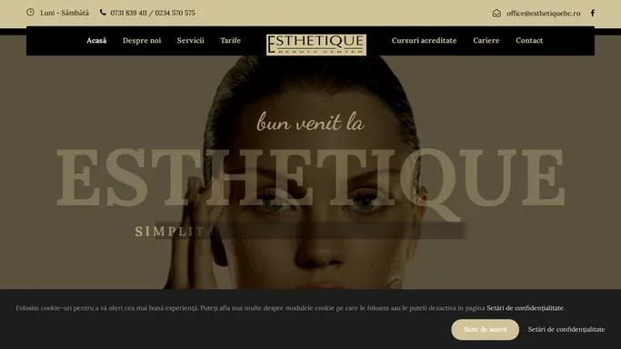 Esthetique Beauty Center - Salon de infrumusetare | Acasa