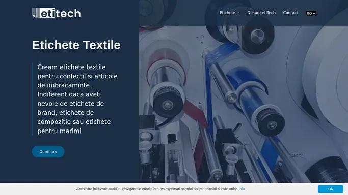 Etichete Textile Personalizate pentru haine