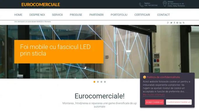 Usi automate, usi glisante, usi industriale, usi ermetice - Eurocomerciale.ro