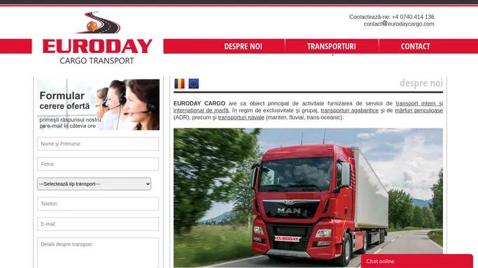 Firma transport international marfa - EURODAY CARGO