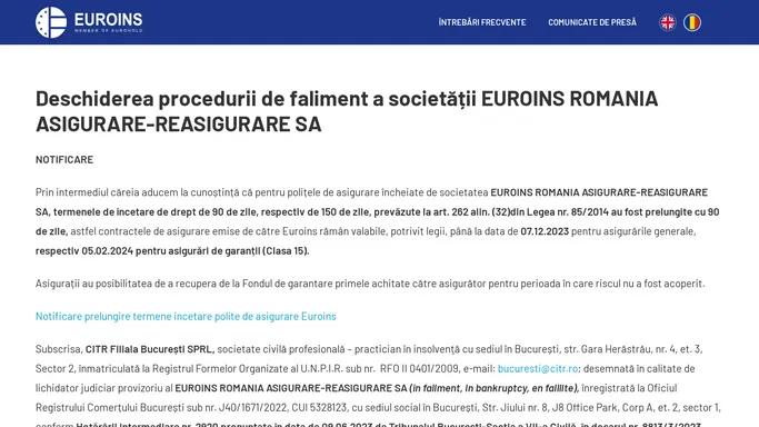 Asigurare Euroins - euroins.ro