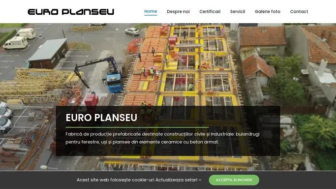 Europlanseu - plansee si buiandrugi din elemente ceramice cu beton armat