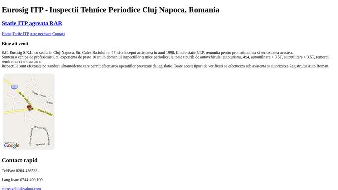 Eurosig ITP - Inspectii Tehnice Periodice Cluj-Napoca, Romania