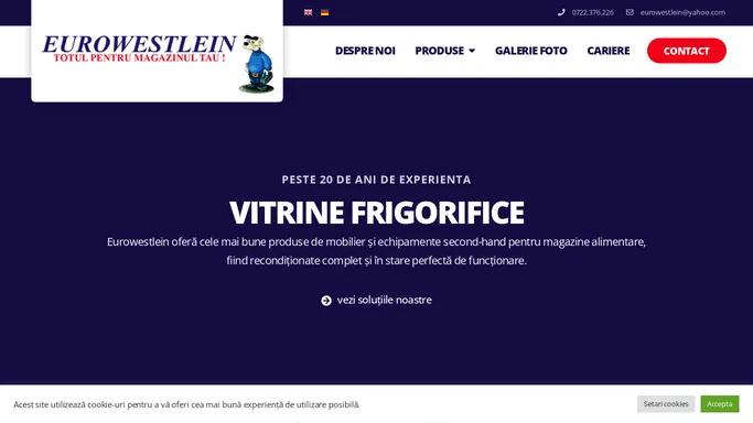 Echipamente Frigorifice, Vitrine Frigorifice, Rafturi Frigorifice