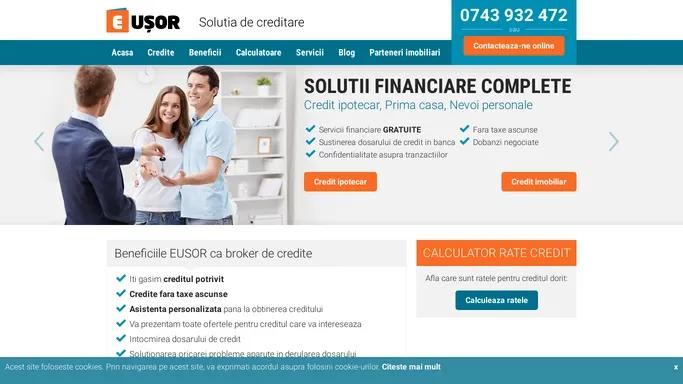 Broker de credite | Eusor.ro