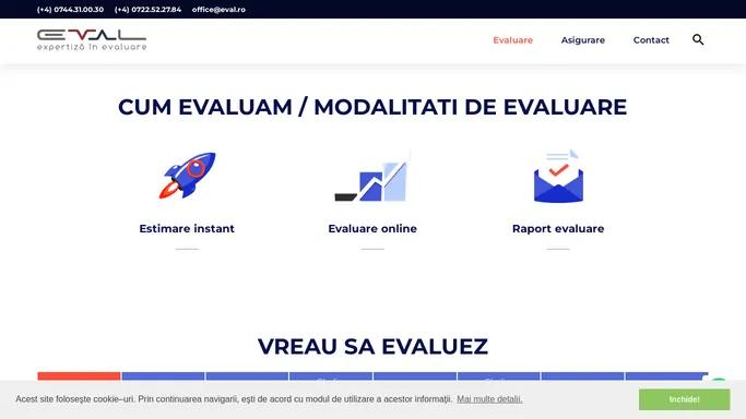 EVAL | Eval - Expertiza in Evaluare